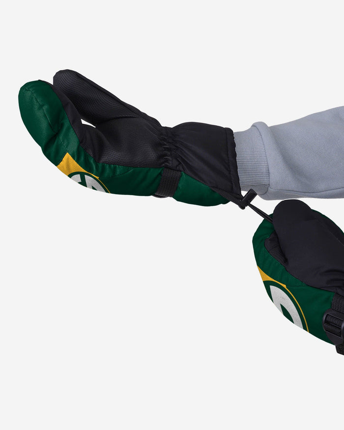 Green Bay Packers Frozen Tundra Insulated Mittens FOCO - FOCO.com