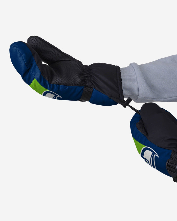 Seattle Seahawks Frozen Tundra Insulated Mittens FOCO - FOCO.com