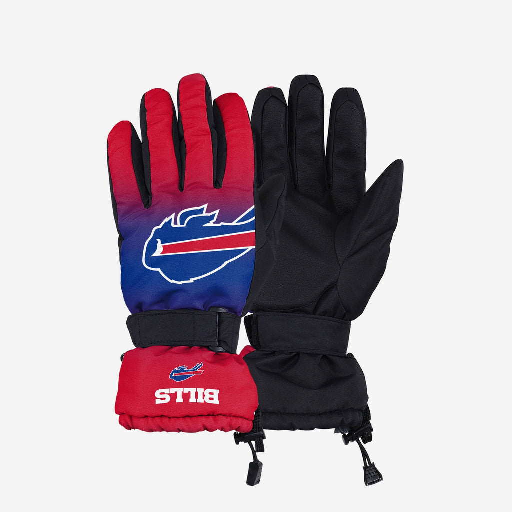 Buffalo Bills Gradient Big Logo Insulated Gloves FOCO - FOCO.com