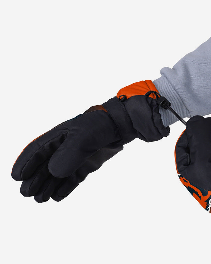 Chicago Bears Gradient Big Logo Insulated Gloves FOCO - FOCO.com