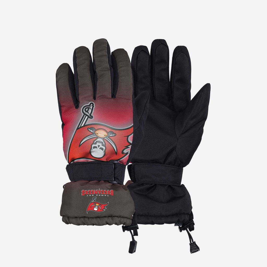 Tampa Bay Buccaneers Gradient Big Logo Insulated Gloves FOCO S/M - FOCO.com