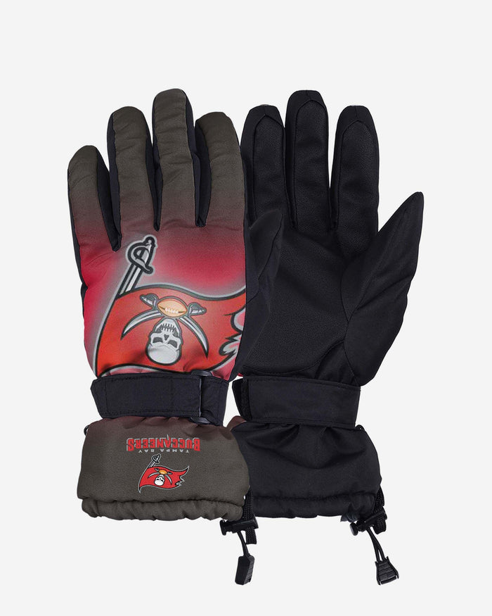 Tampa Bay Buccaneers Gradient Big Logo Insulated Gloves FOCO S/M - FOCO.com