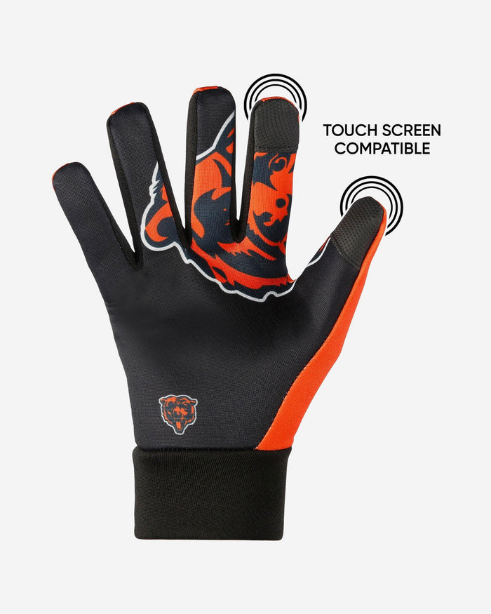 Chicago Bears Palm Logo Texting Gloves FOCO - FOCO.com