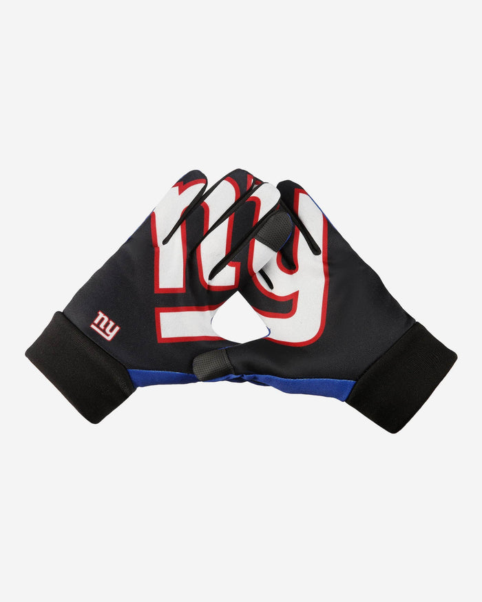 New York Giants Palm Logo Texting Gloves FOCO - FOCO.com