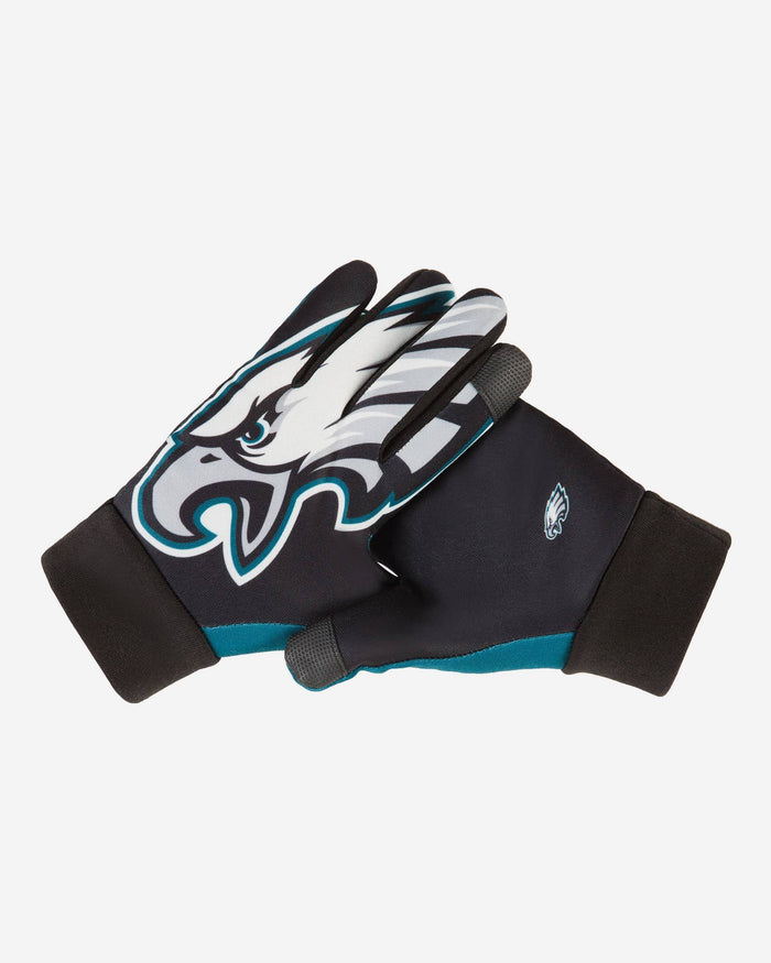 Philadelphia Eagles Palm Logo Texting Gloves FOCO - FOCO.com