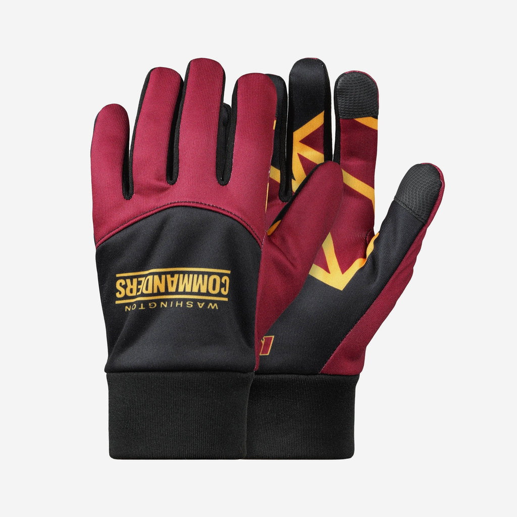 Washington Commanders Palm Logo Texting Gloves FOCO - FOCO.com