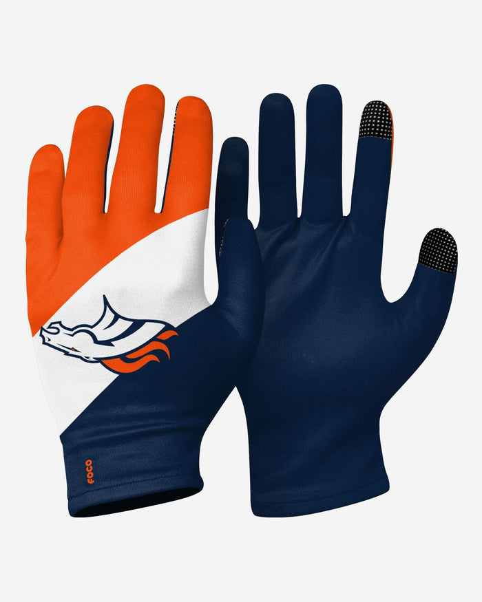 Denver Broncos 2 Pack Reusable Stretch Gloves FOCO - FOCO.com