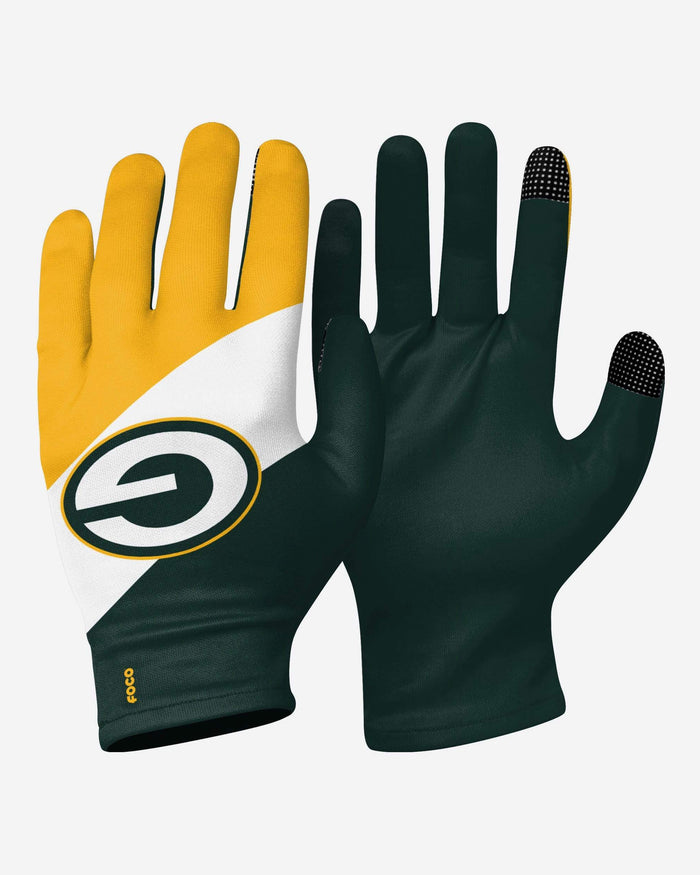 Green Bay Packers 2 Pack Reusable Stretch Gloves FOCO - FOCO.com