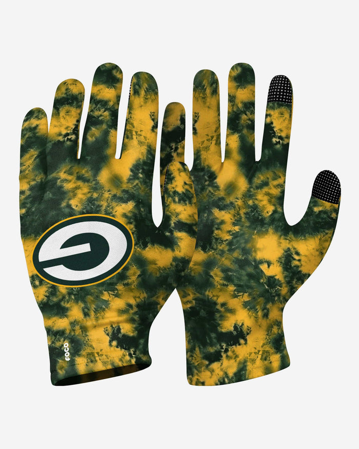 Green Bay Packers 2 Pack Reusable Stretch Gloves FOCO - FOCO.com