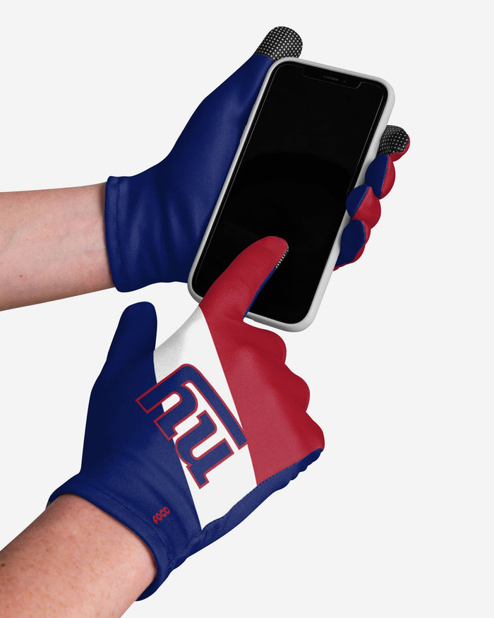 New York Giants 2 Pack Reusable Stretch Gloves FOCO - FOCO.com