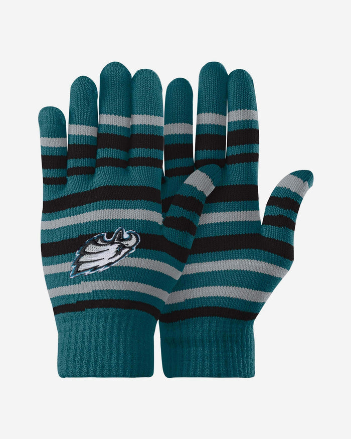 Philadelphia Eagles Stripe Finger Stretch Glove FOCO - FOCO.com