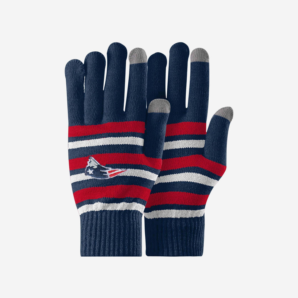 New England Patriots Stretch Gloves FOCO - FOCO.com