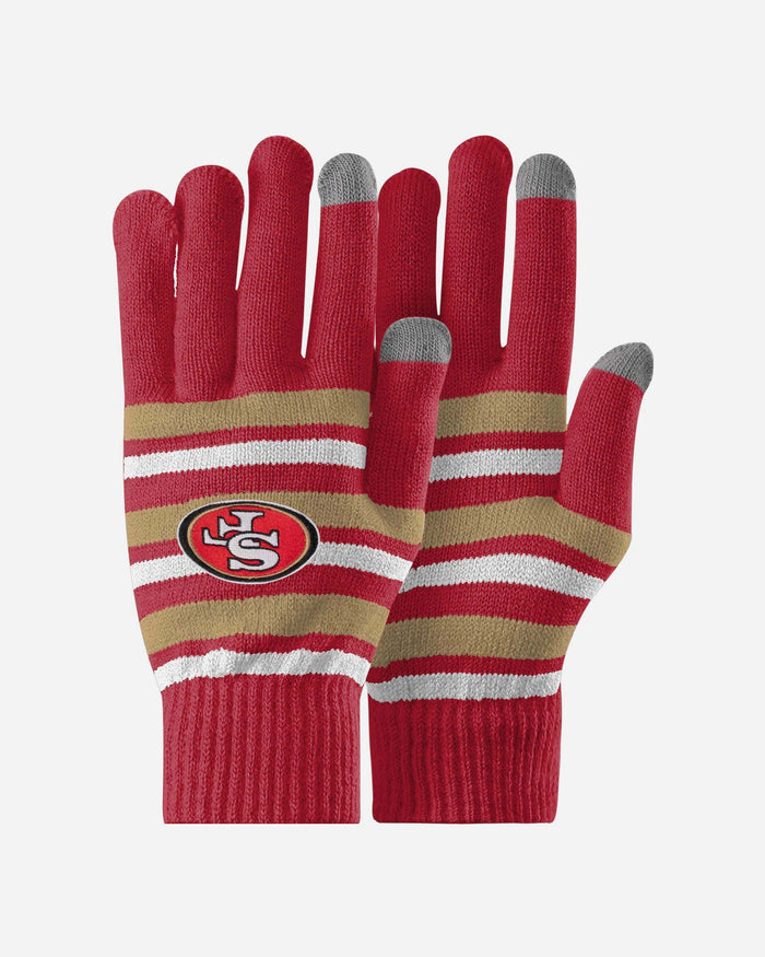 San Francisco 49ers Stretch Gloves FOCO - FOCO.com