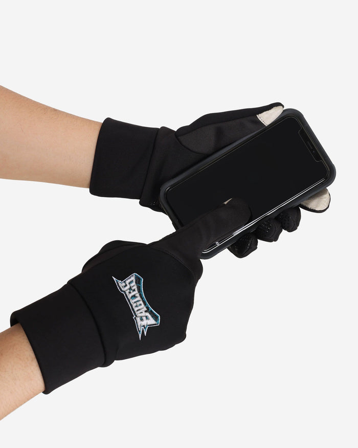 Philadelphia Eagles Wordmark Neoprene Texting Gloves FOCO - FOCO.com