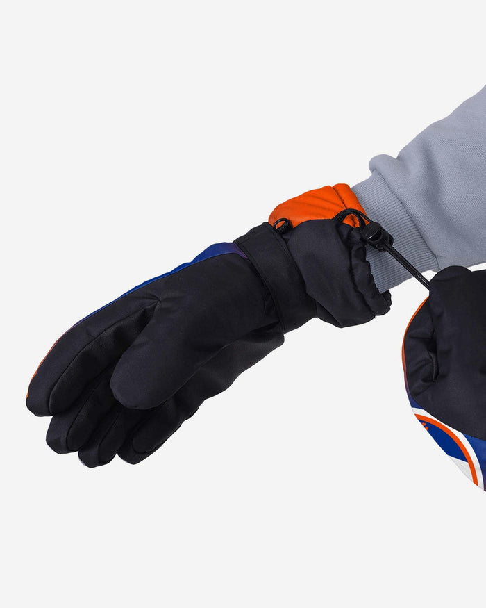 New York Islanders Gradient Big Logo Insulated Gloves FOCO - FOCO.com