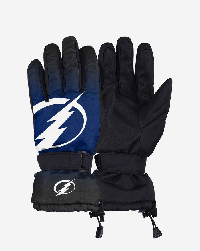 Tampa Bay Lightning Gradient Big Logo Insulated Gloves FOCO S/M - FOCO.com