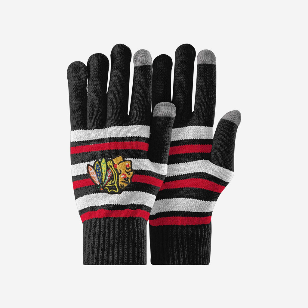 Chicago Blackhawks Stretch Gloves FOCO - FOCO.com