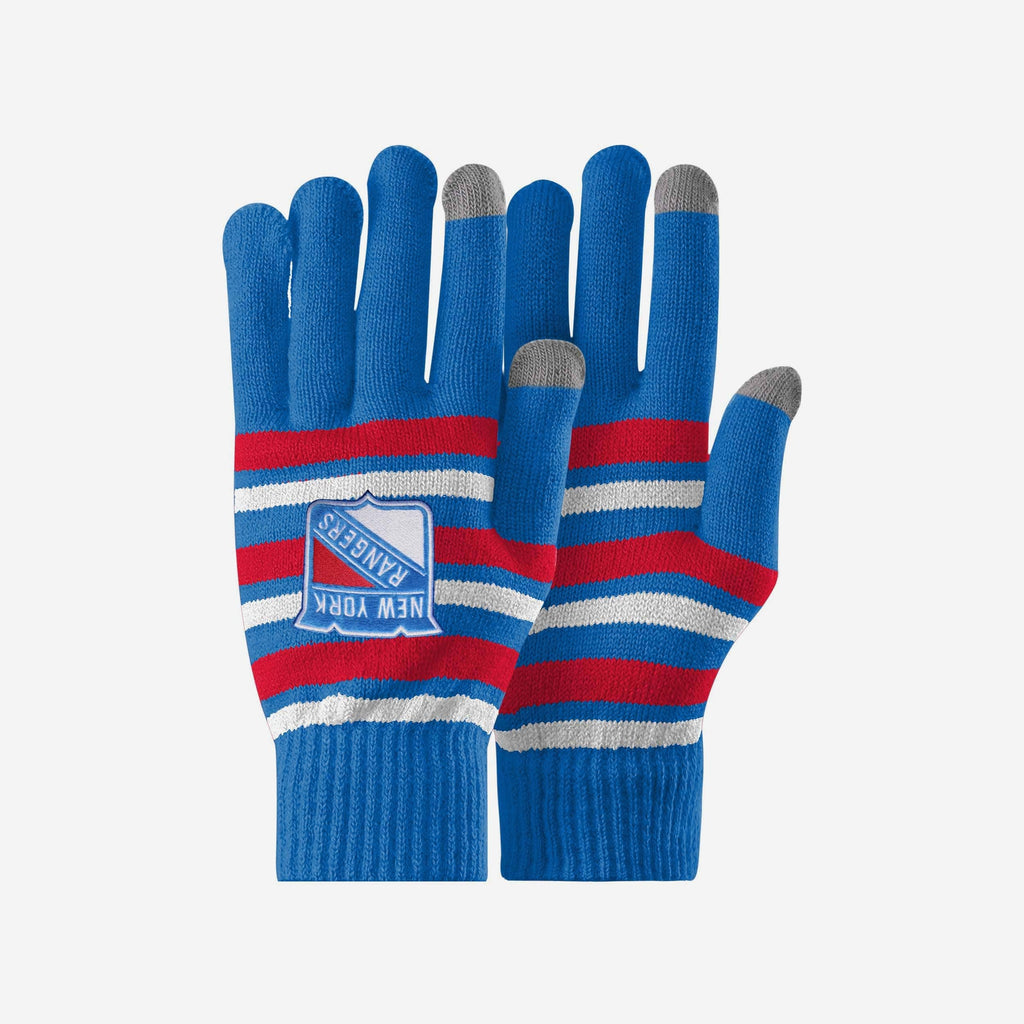 New York Rangers Stretch Gloves FOCO - FOCO.com