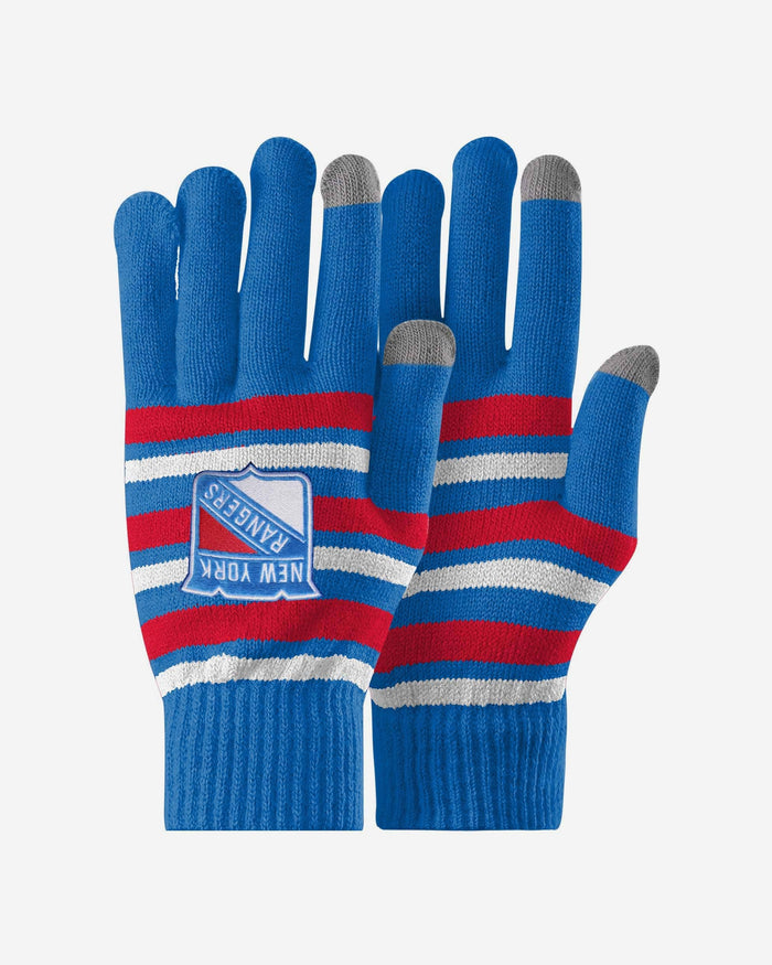 New York Rangers Stretch Gloves FOCO - FOCO.com