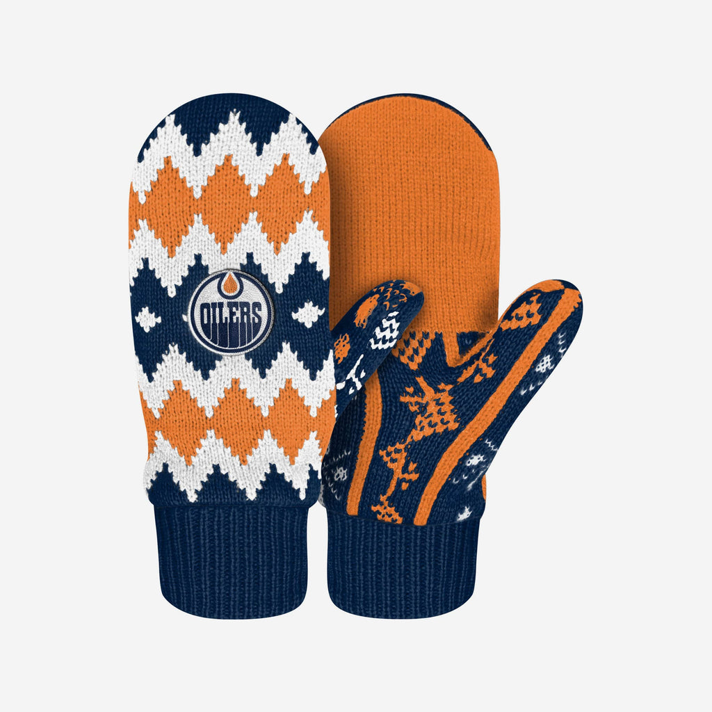 Edmonton Oilers Mittens FOCO - FOCO.com