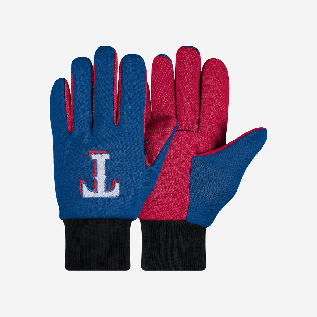Texas Rangers Colored Palm Utility Gloves FOCO - FOCO.com