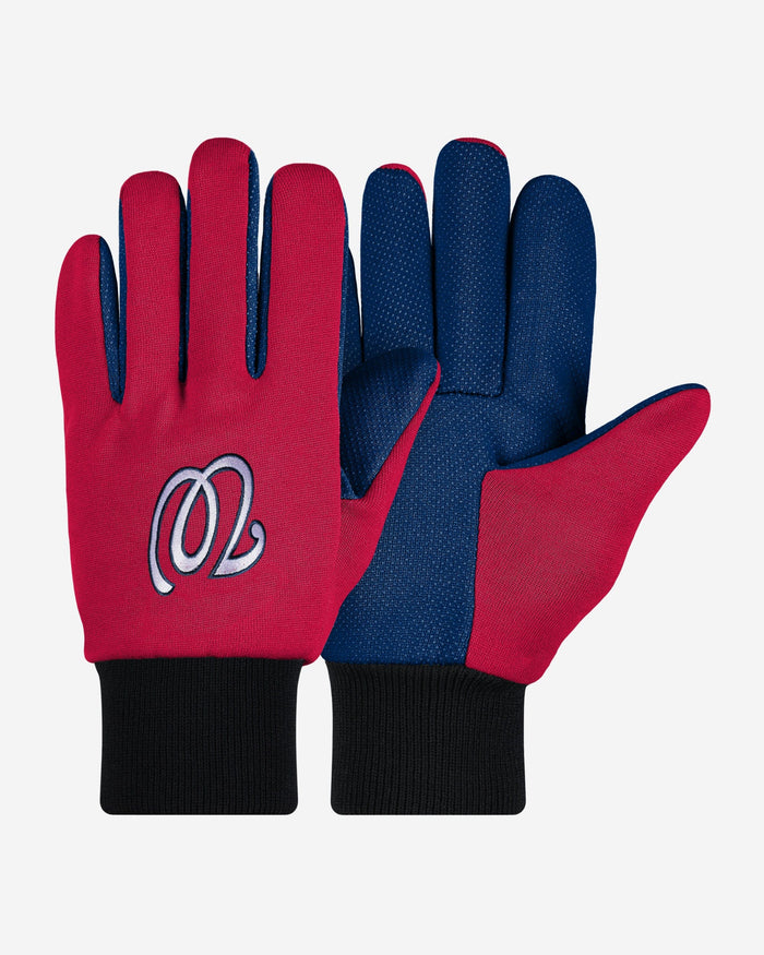 Washington Nationals Colored Palm Utility Gloves FOCO - FOCO.com