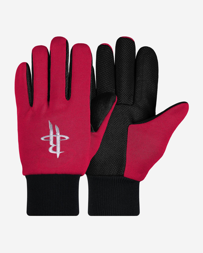 Houston Rockets Colored Palm Utility Gloves FOCO - FOCO.com