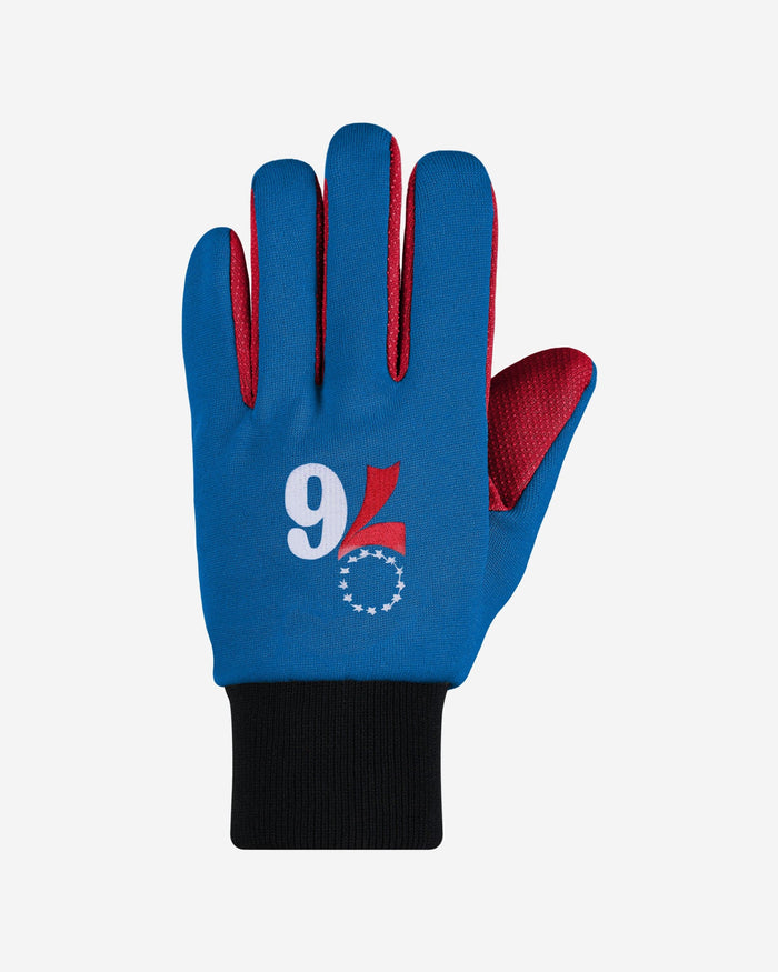 Philadelphia 76ers Colored Palm Utility Gloves FOCO - FOCO.com