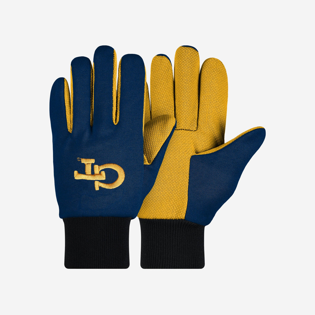 Georgia Tech Yellow Jackets Colored Palm Utility Gloves FOCO - FOCO.com