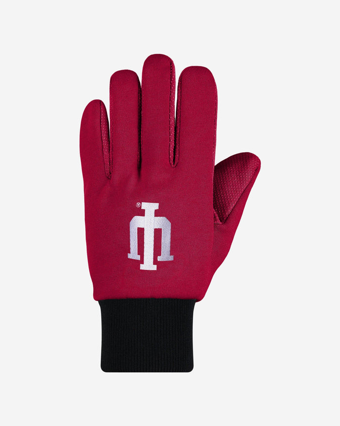 Indiana Hoosiers Colored Palm Utility Gloves FOCO - FOCO.com