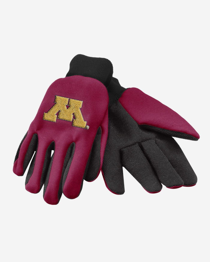 Minnesota Golden Gophers Colored Palm Utility Gloves FOCO - FOCO.com