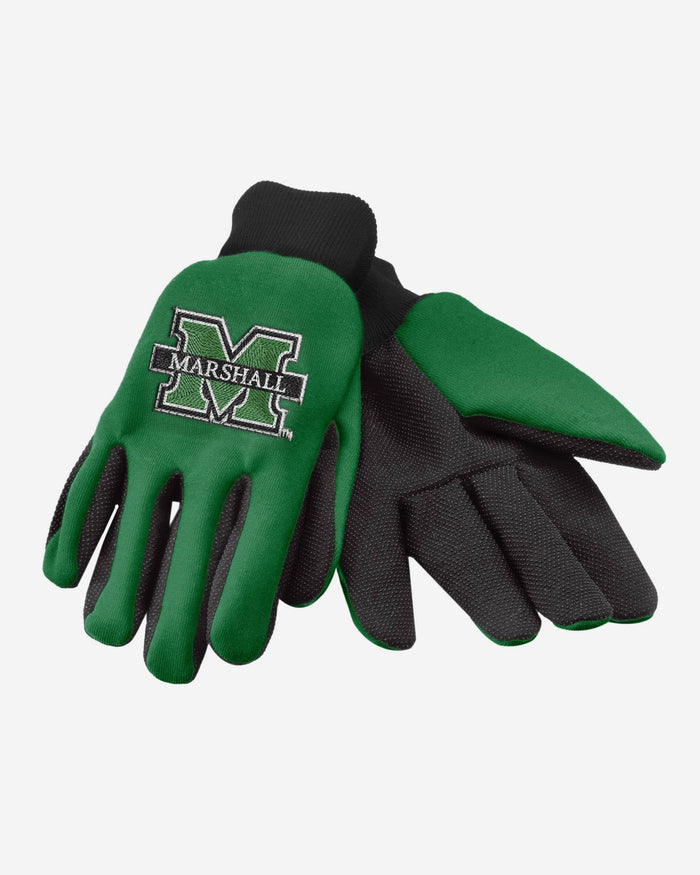 Marshall Thundering Herd Colored Palm Utility Gloves FOCO - FOCO.com