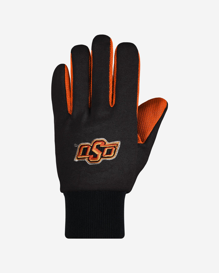 Oklahoma State Cowboys Colored Palm Utility Gloves FOCO - FOCO.com