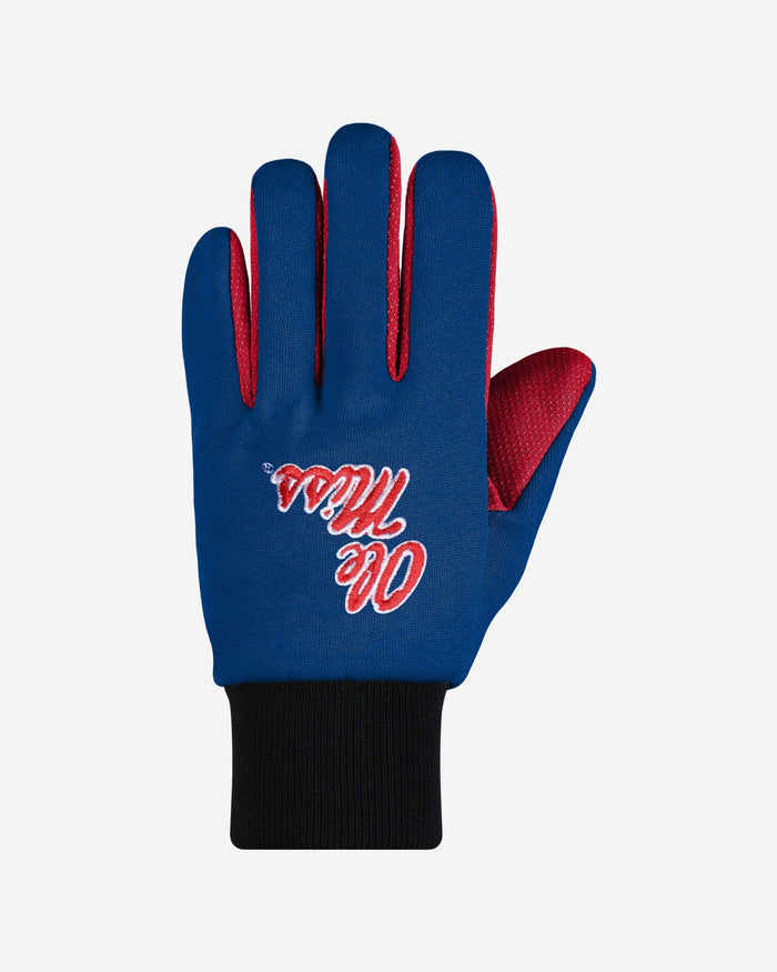 Ole Miss Rebels Colored Palm Utility Gloves FOCO - FOCO.com