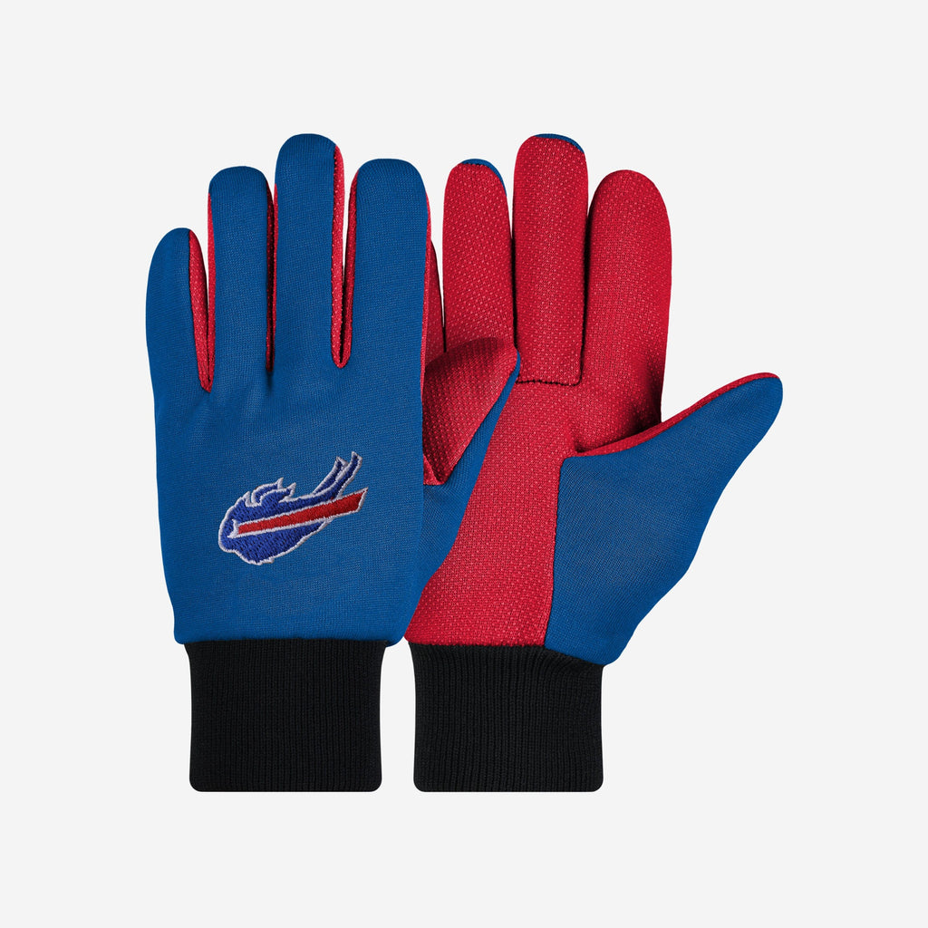 Buffalo Bills Colored Palm Utility Gloves FOCO - FOCO.com