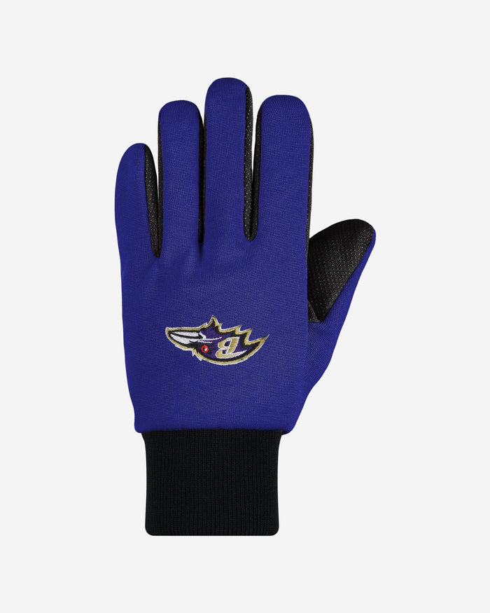 Baltimore Ravens Colored Palm Utility Gloves FOCO - FOCO.com