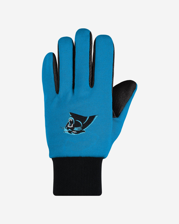 Carolina Panthers Colored Palm Utility Gloves FOCO - FOCO.com