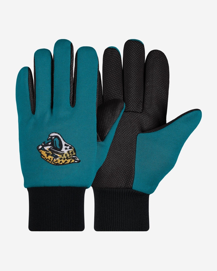 Jacksonville Jaguars Colored Palm Utility Gloves FOCO - FOCO.com