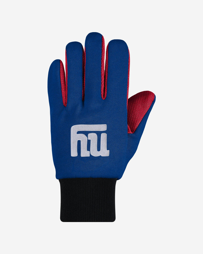 New York Giants Colored Palm Utility Gloves FOCO - FOCO.com