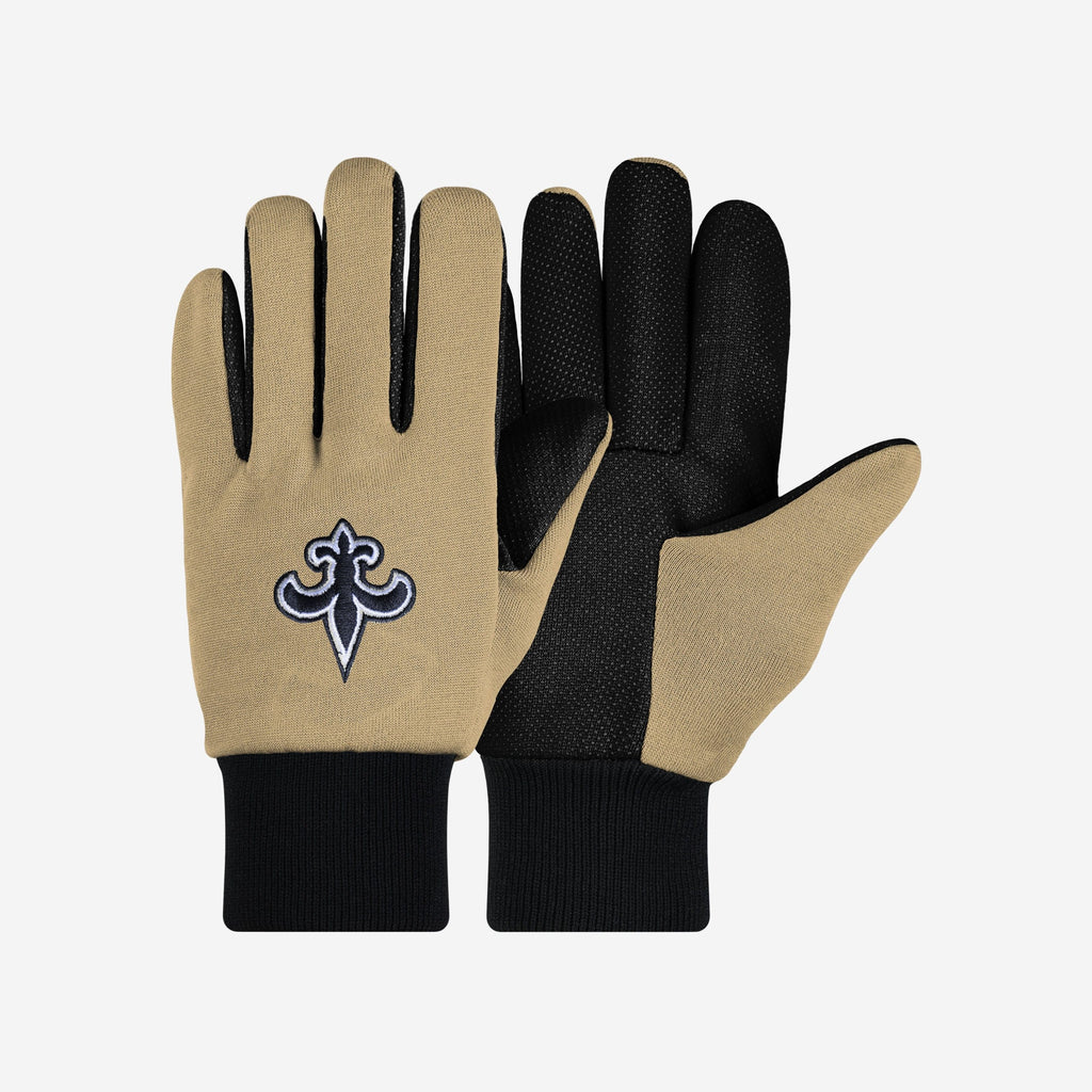 New Orleans Saints Colored Palm Utility Gloves FOCO - FOCO.com