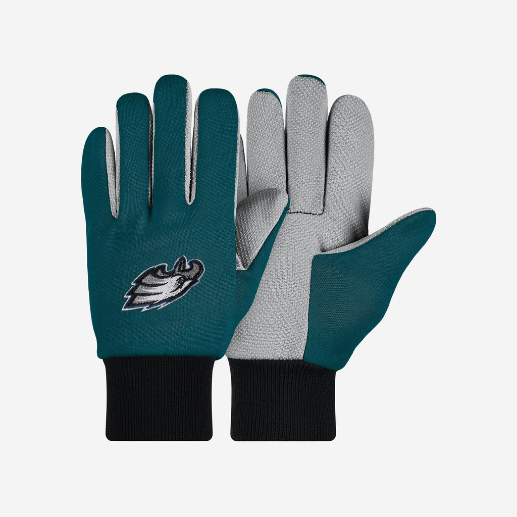 Philadelphia Eagles Colored Palm Utility Glove FOCO - FOCO.com