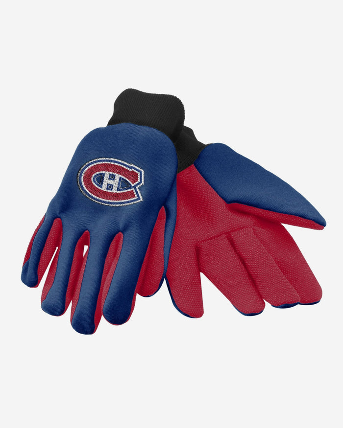 Montreal Canadiens Colored Palm Utility Gloves FOCO - FOCO.com