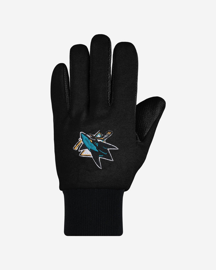 San Jose Sharks Colored Palm Utility Gloves FOCO - FOCO.com