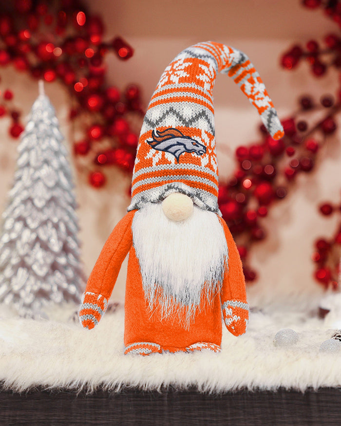 Denver Broncos Bent Hat Plush Gnome FOCO - FOCO.com