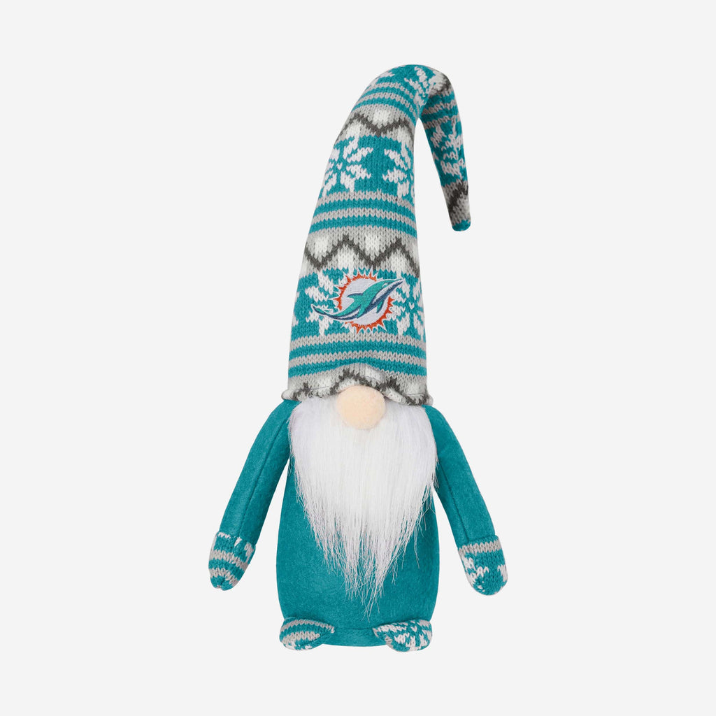 Miami Dolphins Bent Hat Plush Gnome FOCO - FOCO.com