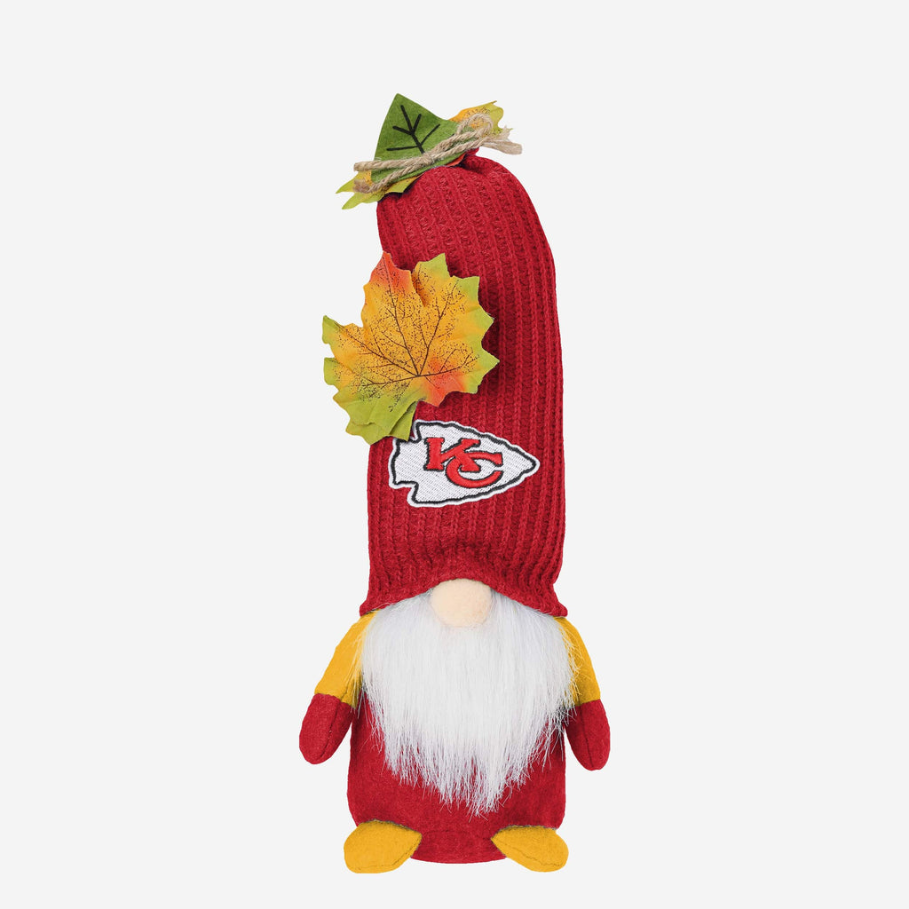 Kansas City Chiefs Mixed Material Harvest Plush Gnome FOCO - FOCO.com