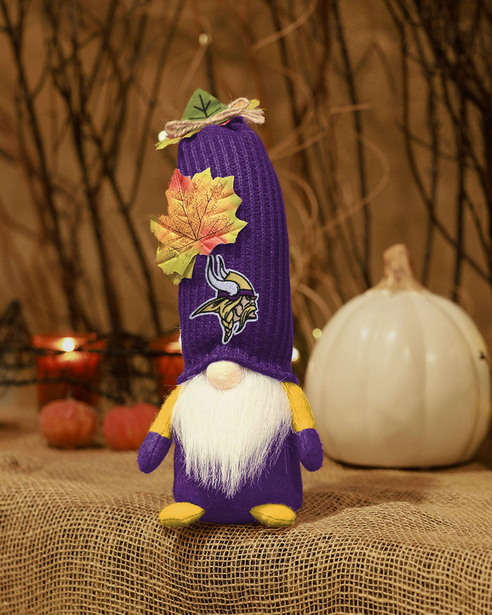 Minnesota Vikings Mixed Material Harvest Plush Gnome FOCO - FOCO.com