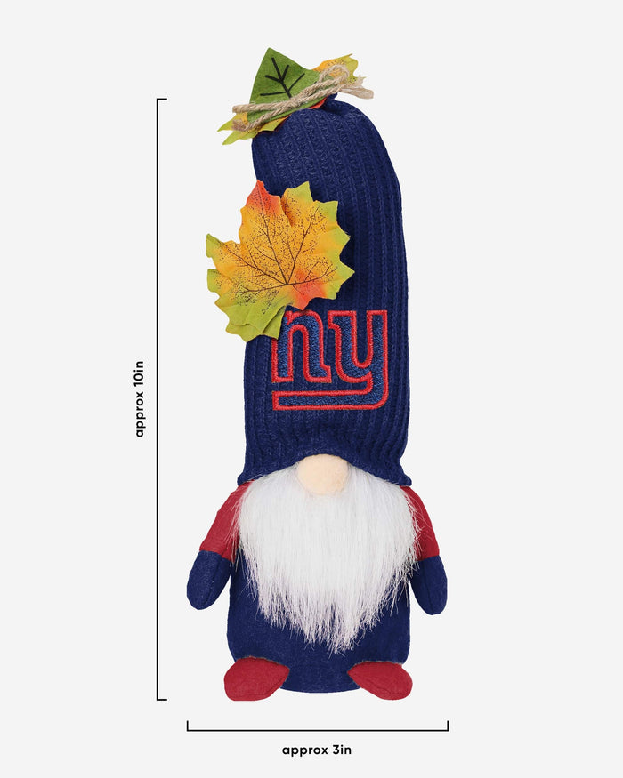 New York Giants Mixed Material Harvest Plush Gnome FOCO - FOCO.com