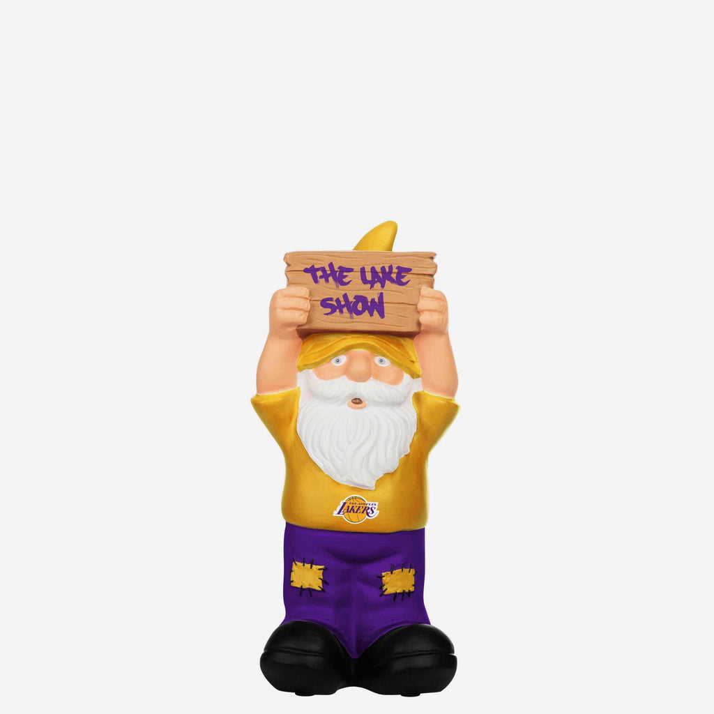 Los Angeles Lakers Slogan Sign Mini Gnome FOCO - FOCO.com