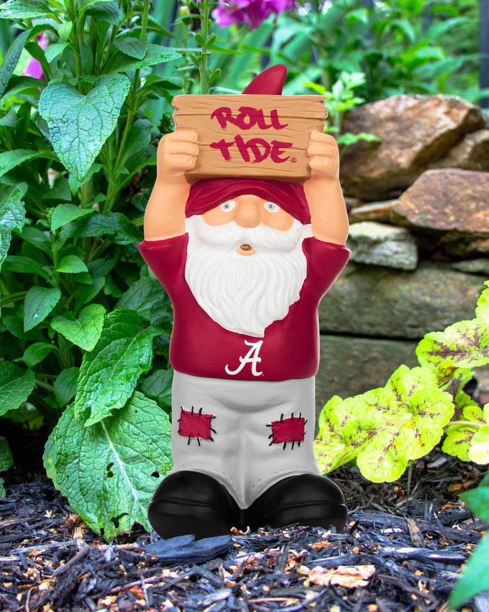 Alabama Crimson Tide Slogan Sign Mini Gnome FOCO - FOCO.com